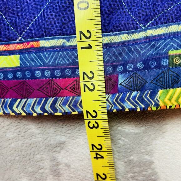 Handmade Quilted Patchwork Holiday Jacket Womens M Cats Birds Art to Wear - Picture 9 of 9